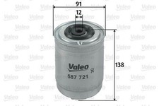 Fuel Filter VALEO Fits FORD LDV Transit Tourneo Convoy 1015734