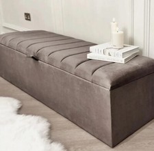 Ottoman storage box panel - ottoman,