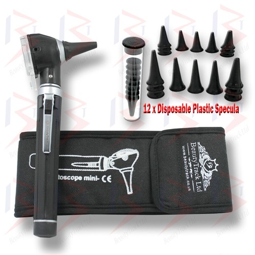 Mini fiber otoscope - fiber, optic