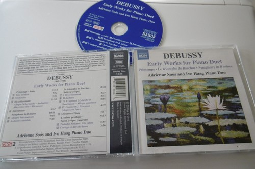 Debussy early works for piano - early,