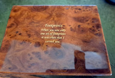 Brooks and Bentley Footprints in the Sand Jewellery box