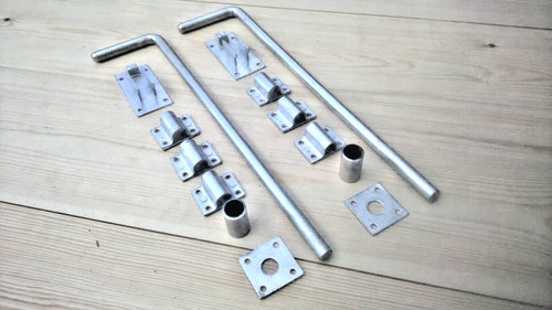 Garage door drop bolts - , fencing