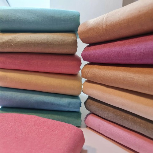 100 cotton linen fabric white - linen,