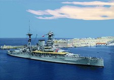 HMS BARHAM - HAND FINISHED