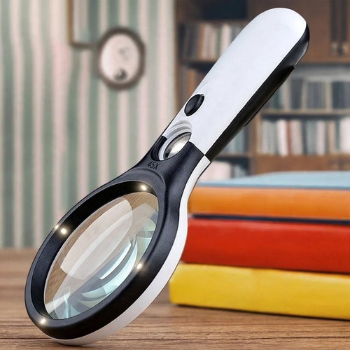 Handheld 45x magnifier reading - magnifier,