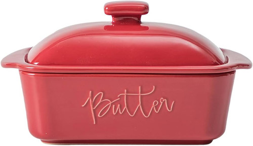Butter dish oz ceramic - fe, 10