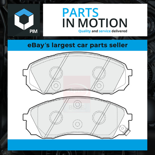 Brake pads set fits - brake, hyundai