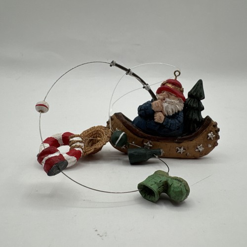 Nautical santa fisherman - nautical,