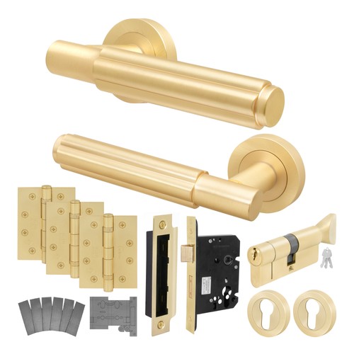 Satin brass internal - brass,