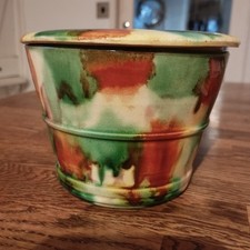 Early C20th Antique Round Butter Dish - Just Lovely!