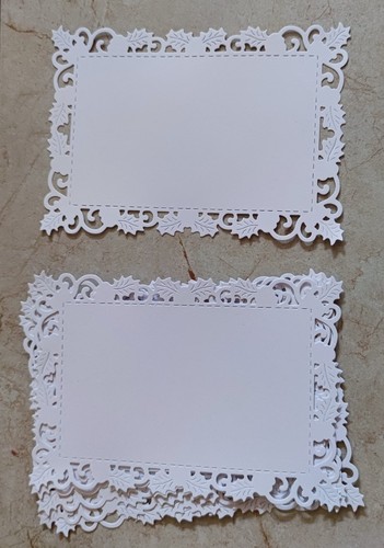 Holly frame white christmas - holly,