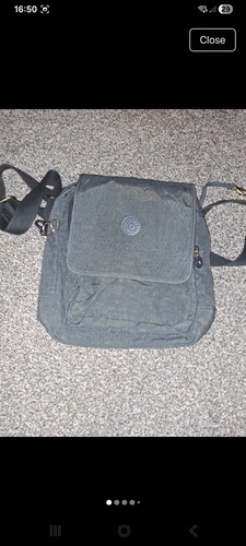 Kipling grey medium crossbody - grey,