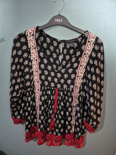 Primark size black floral - size,