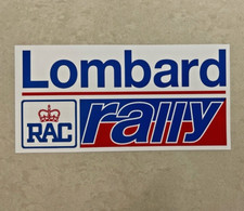 LOMBARD Sticker RAC Rally