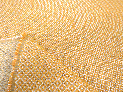 Gold chenille cushion - gold,