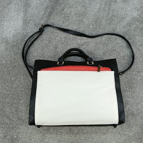 Zara white black leather - zara,