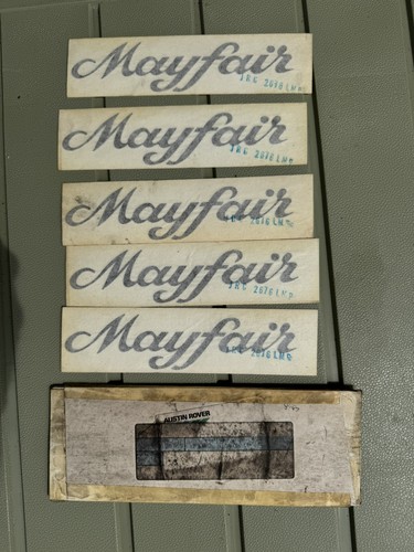 Mini mayfair stickers decals - mayfair,