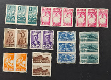 South Africa 1942 War Effort Reduced Size Pairs MNH