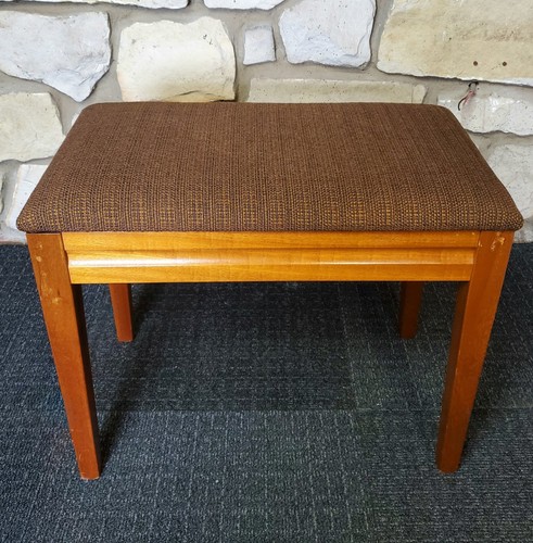 Vintage wooden piano - vintage, stool