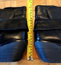 Fly London Boots Wedge Heels Womens Ankle Patent Leather Wedge Eur 36 Ladies