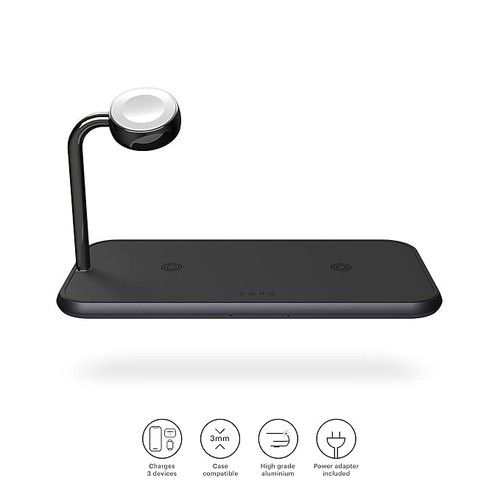 Zens 3in1 wireless charger - wireless, charger,