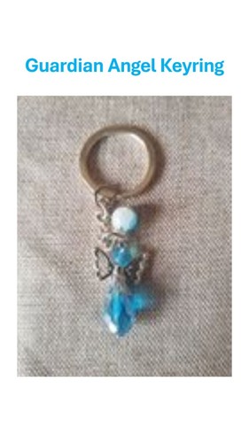 Guardian angel keyring - angel,