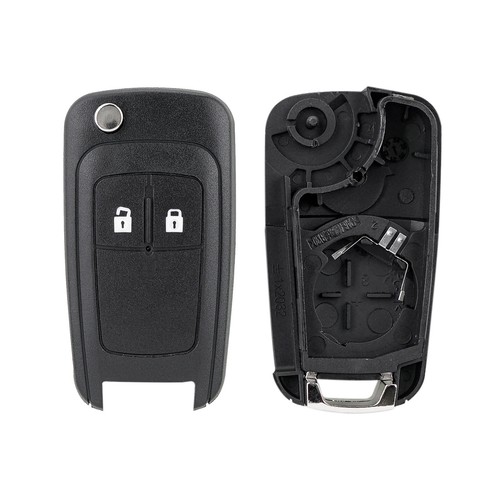 Button key case fob - button, blade