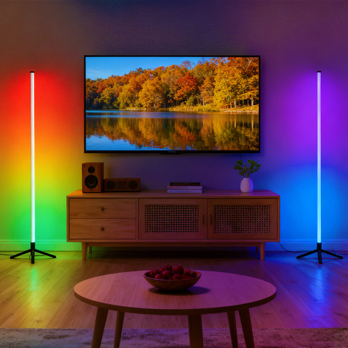 Floor rgb led lamp - rgb,