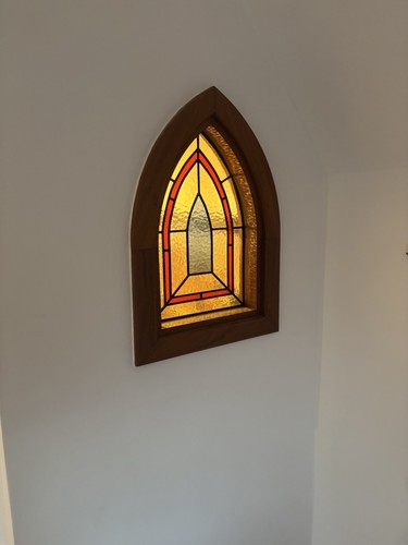 Gothic arched leaded stained - leaded,