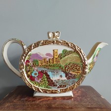 Vintage sadler china tea pot - sadler,