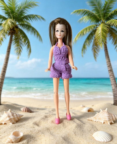 Doll clothes hand - hand, crochet