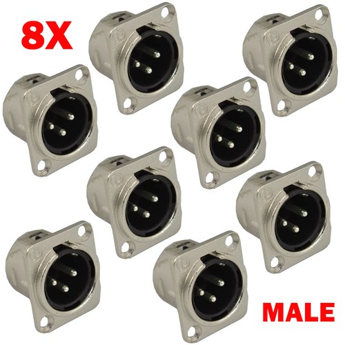 Pack 5mm 30mm xlr panel - 8,