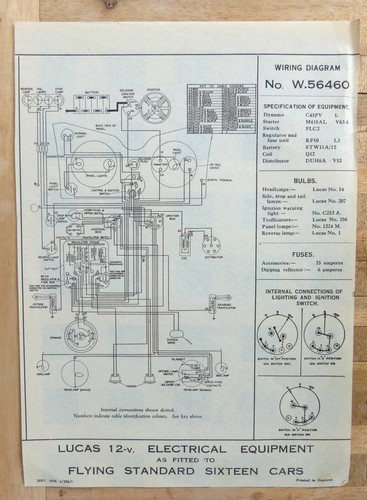 Original lucas standard flying - lucas,