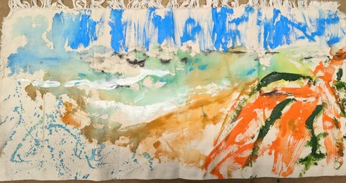 Seascape painting sidmouth - seascape,