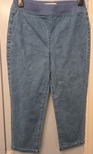 Women's Blue Denim Cropped