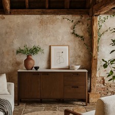 Cork Oak Veneer Sideboard with