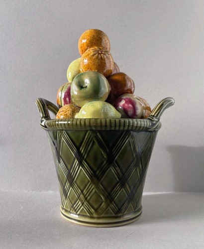 Holkham pottery fruit basket - pottery,