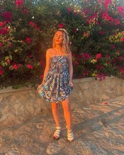 Multicolour Leopard Print Sleeveless Bardot Mini Dress Onesize 6-16