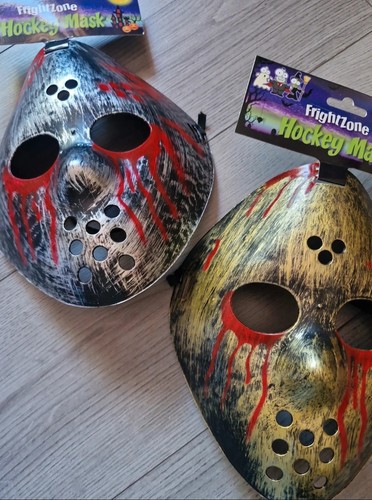 Halloween horror hockey mask - halloween,
