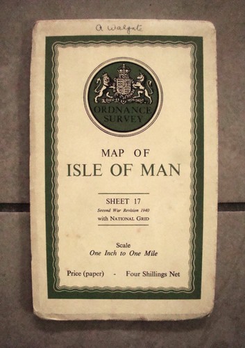 Ordnance survey map isle - ordnance, of