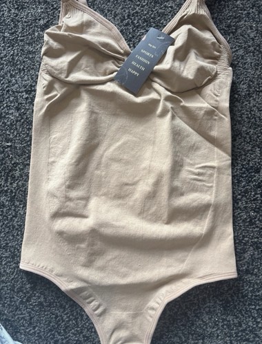 Ladies beige seamless bodysuit - ladies,