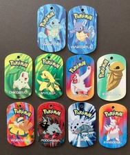 Pokemon metal tags - pokemon,