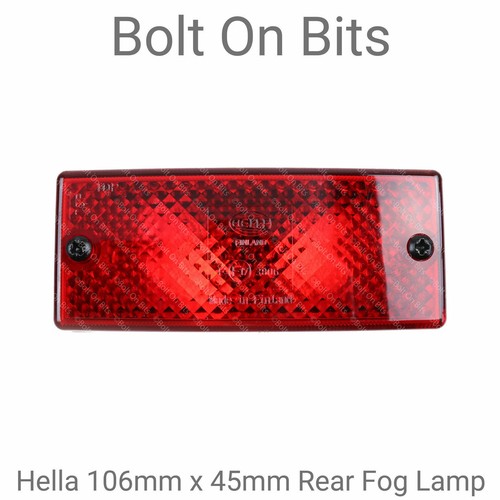 Hella rear fog lamp - hella, lamp/light