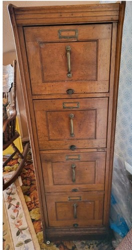 Antique solid wood drawer - wood, 4