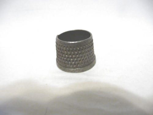 Tailor thimble vintage steel - thimble,
