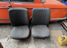 Volkswagen Beetle 1303 Seats Will Fit Late Pyramid Base Style Mounts Retrimmed
