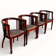 Edwardian Set Of 4 Mahogany