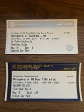 VIP Glasgow Rangers FC Tickets