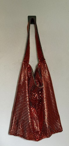 Rabanne red metallic - rabanne, mesh