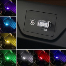 1x USB LED Car SUV Interior
